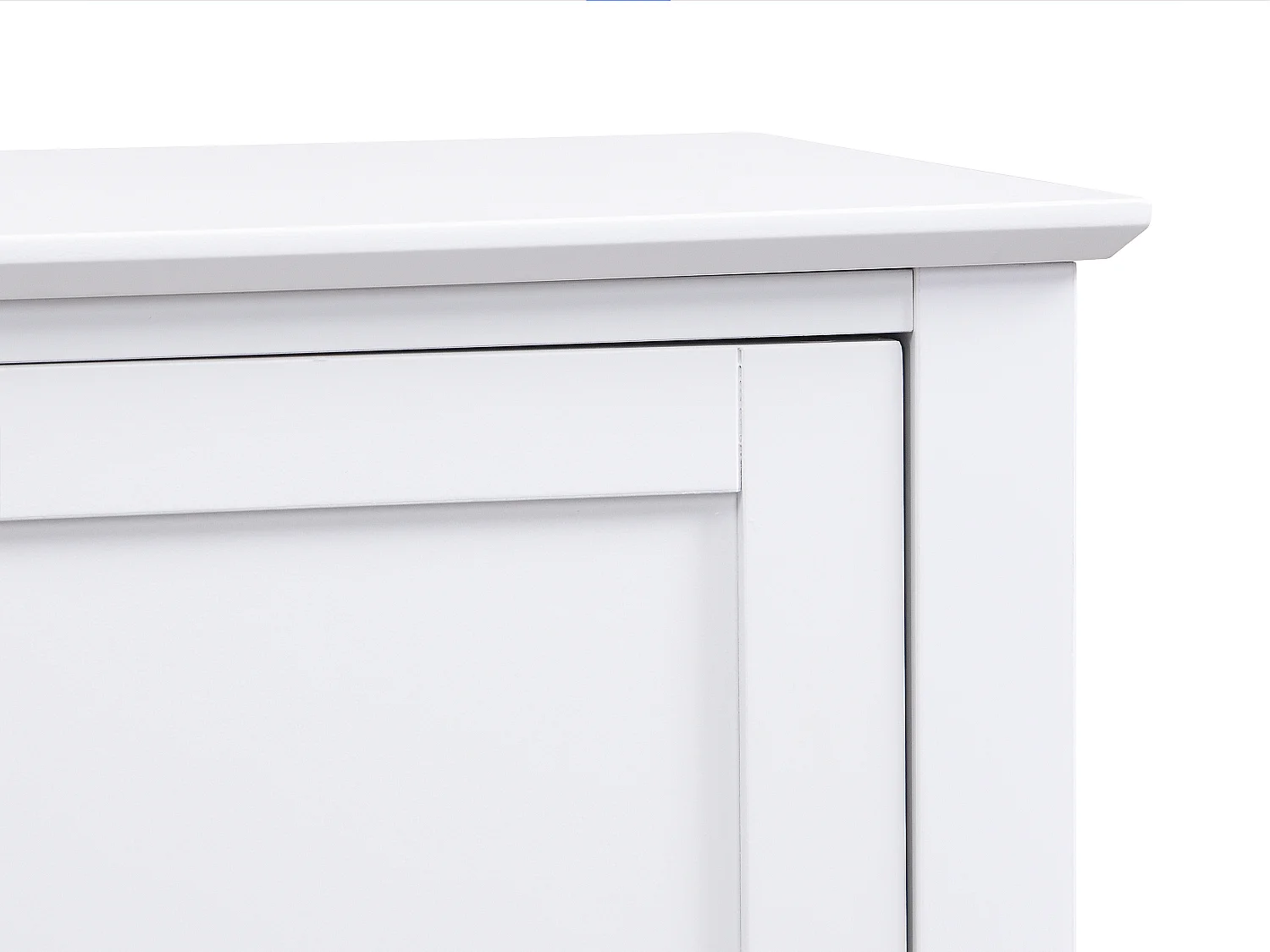 Buffet avec 2 portes et 3 tiroirs en MDF - Blanc -  NARIVA