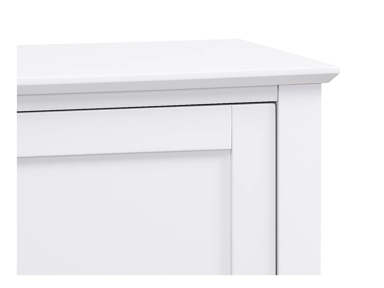 Móvel de TV com 2 portas, 1 gaveta e 1 nicho em MDF branco - NARIVA