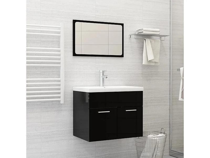 Lavatório embutido c/ torneira 61x39x18 cm cerâmica branco PT719133