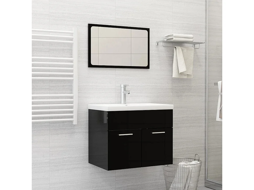 Lavatório embutido c/ torneira 61x39x18 cm cerâmica branco PT719133