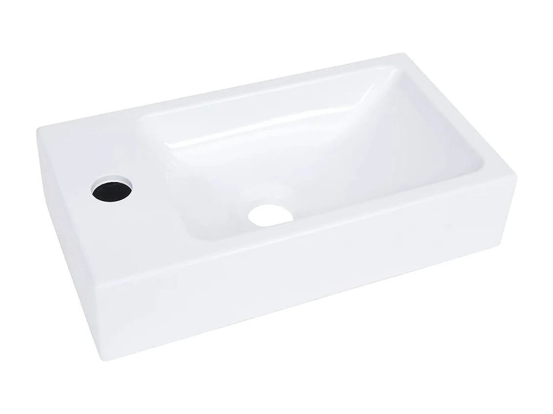 Vasque 400x220x90 mm SMC Blanc WVGQ1170