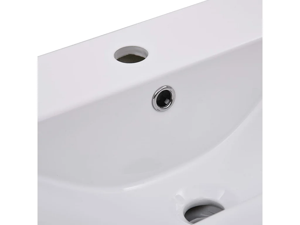 Vasque encastré 61 x 39,5 x 18,5 cm Céramique Blanc WVGQ9830