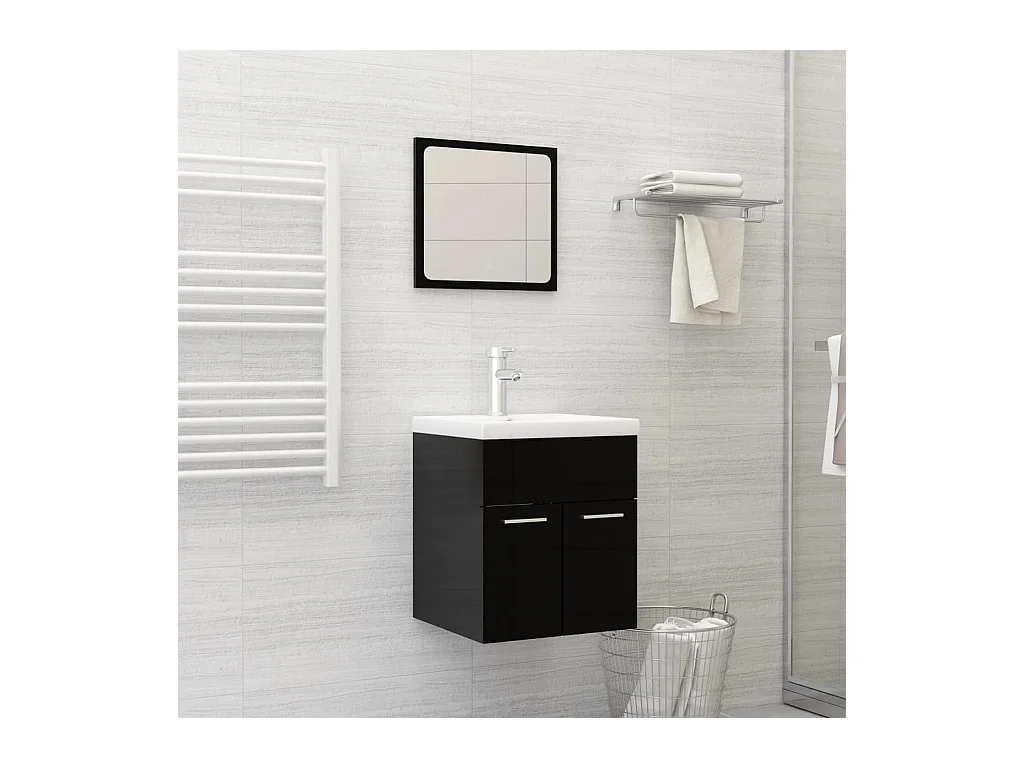 Vasque encastré avec robinet 42x39x18 cm Céramique Blanc WVGQ5021