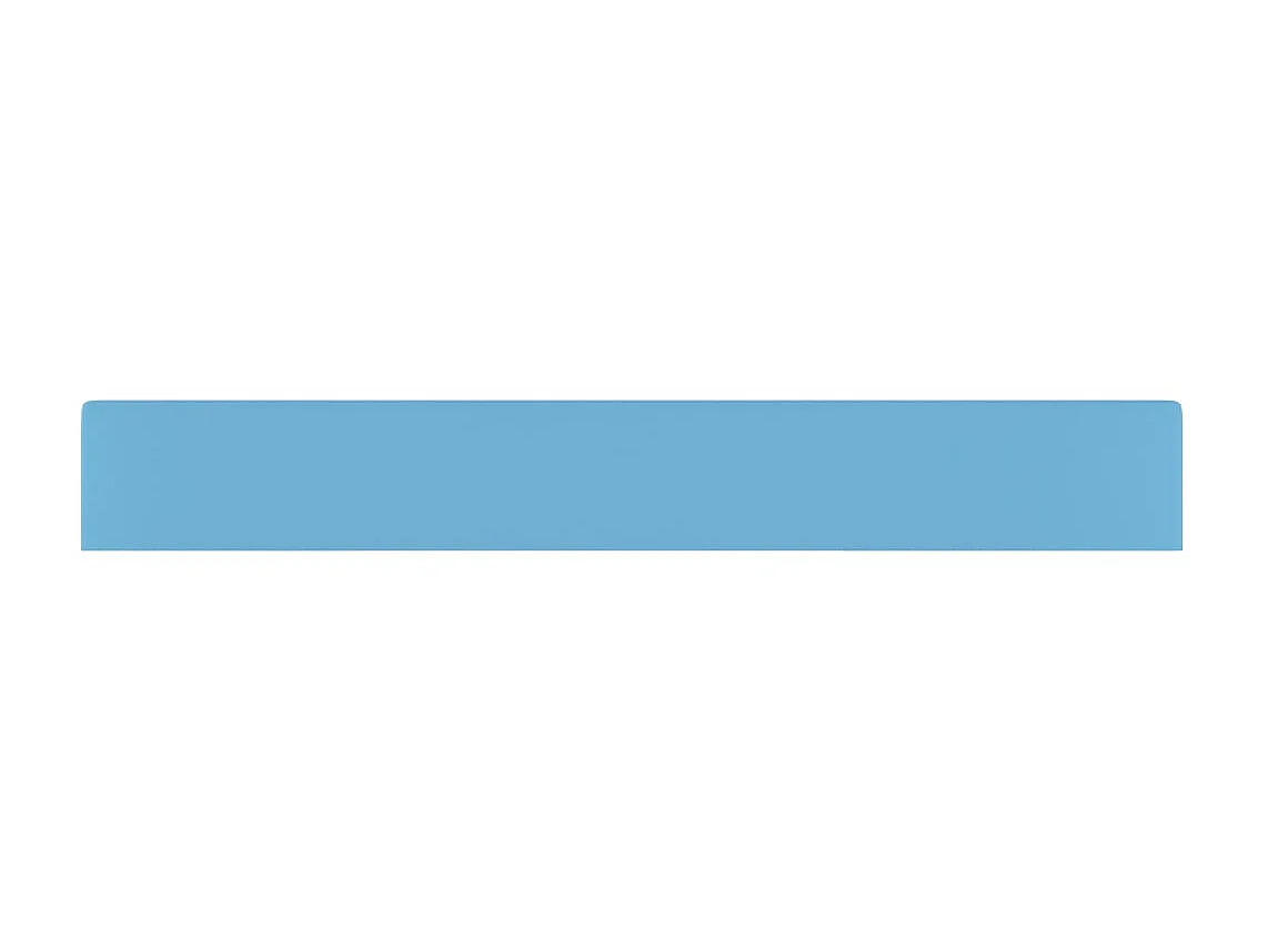 Lavabo de lujo con grifo cerámica 60x46 cm azul claro ES66402