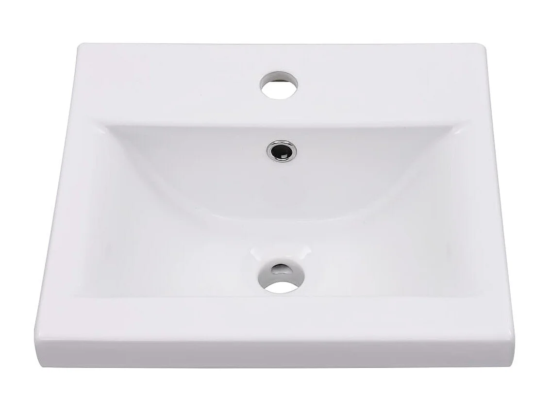 Vasque encastré 42 x 39 x 18 cm Céramique Blanc WVGQ2056