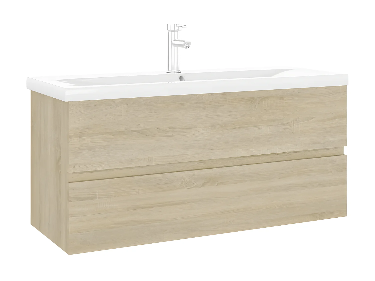 Armário lavatório c/ lavatório embutido derivados madeira PT692450