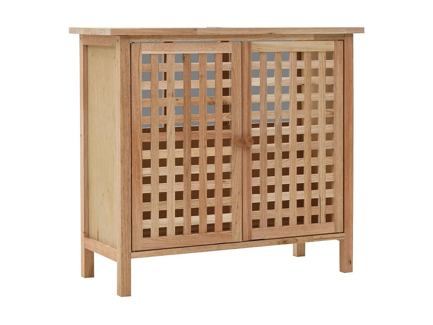 Armário para lavatório com espelho madeira de nogueira maciça PT155138