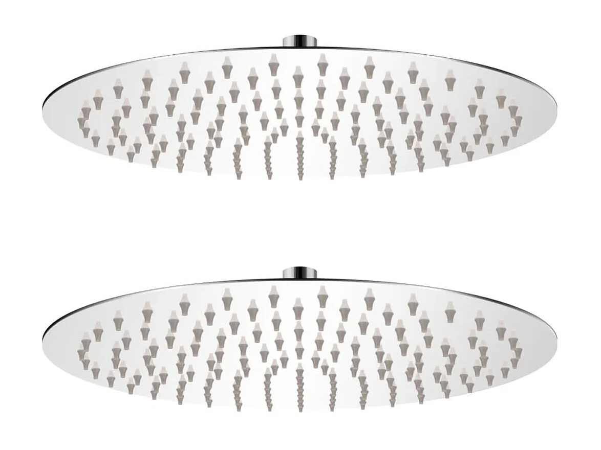 Cabeça de chuveiro 2 pcs aço inoxidável Ø 30 cm PT947909