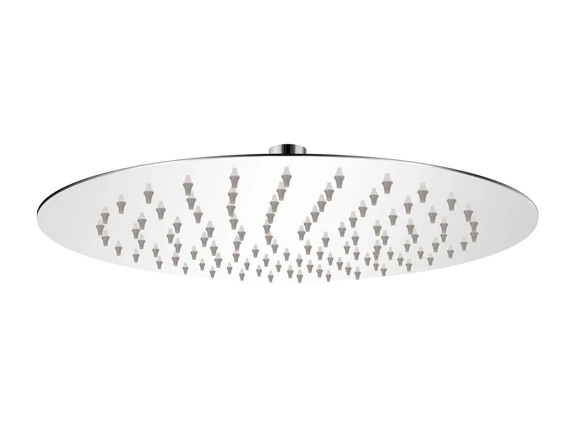 Tête de douche plongeante ronde en acier inoxydable 25 cm WVGQ8121