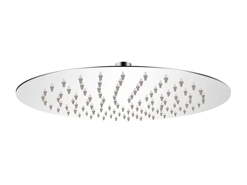 Cabezal de ducha redondo efecto lluvia acero inoxidable 25 cm ES332911