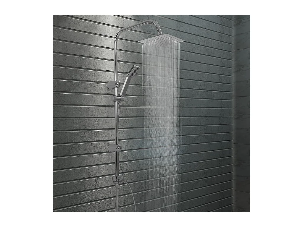 Ensemble de douche à deux têtes avec douchette Acier inoxydable WVGQ1520