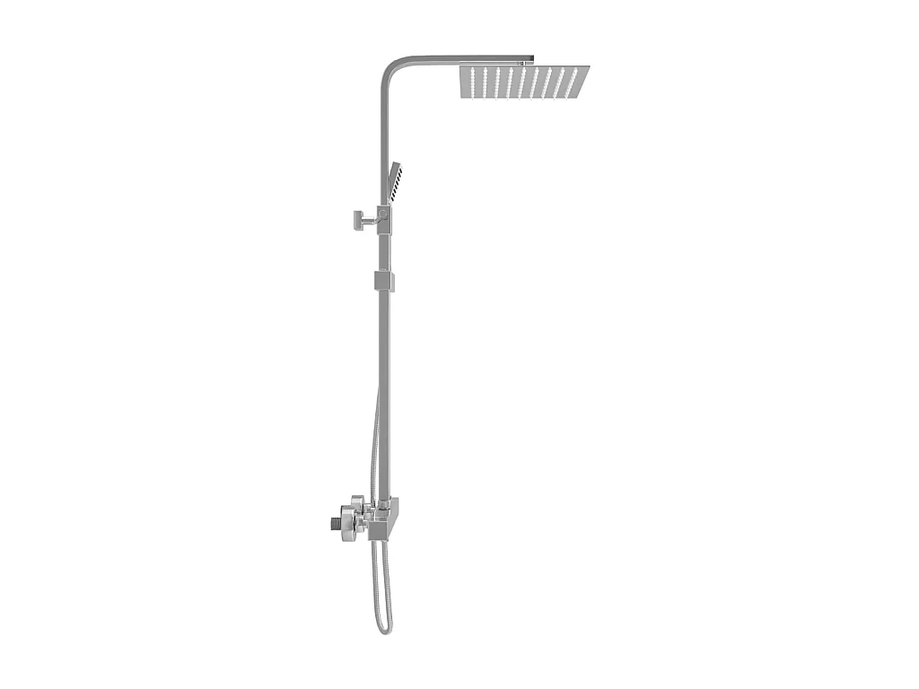Ensemble de douche à deux têtes et thermostat Acier inoxydable WVGQ3184