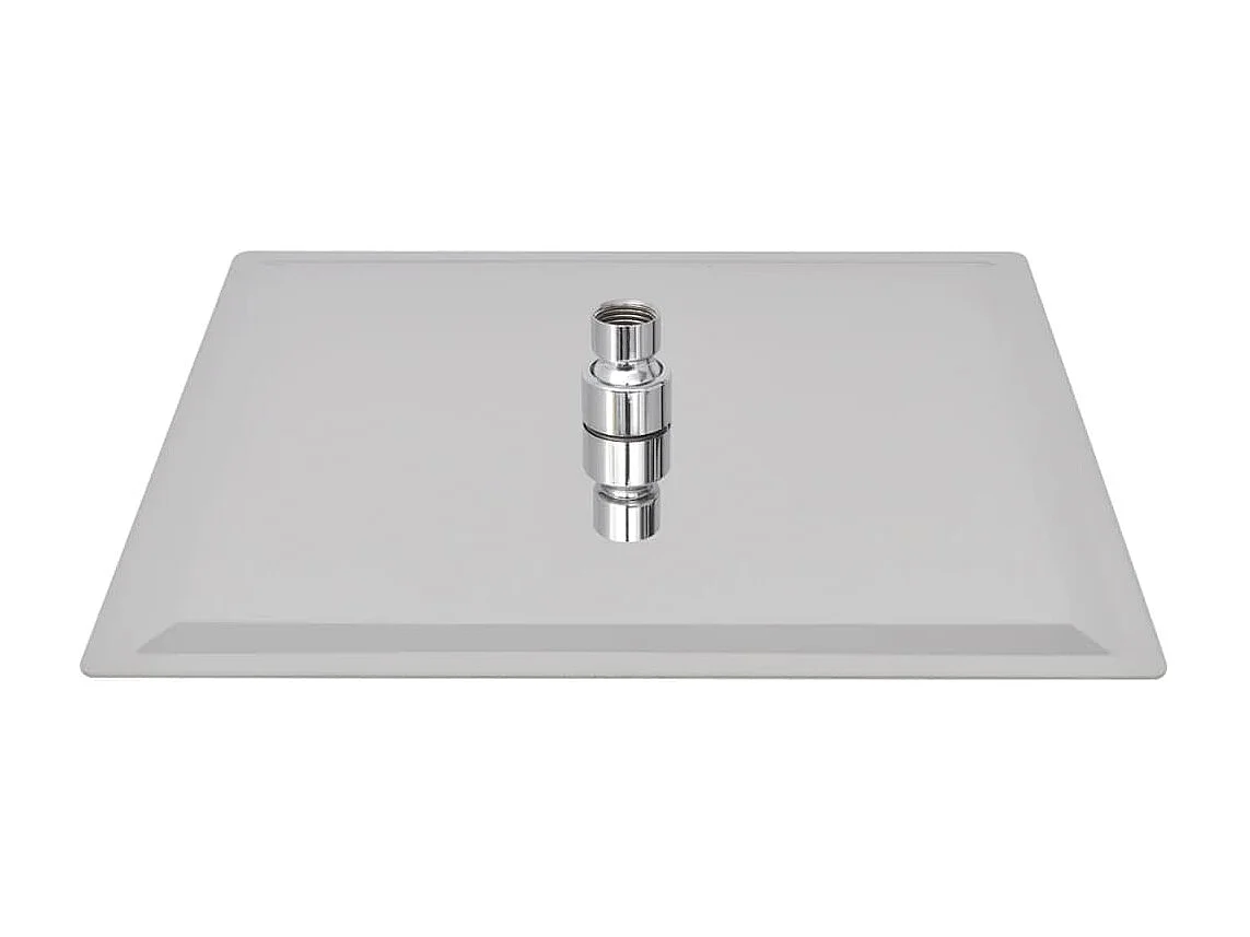 Tête de douche plongeante carrée en acier inoxydable 30x30 cm WVGQ5256