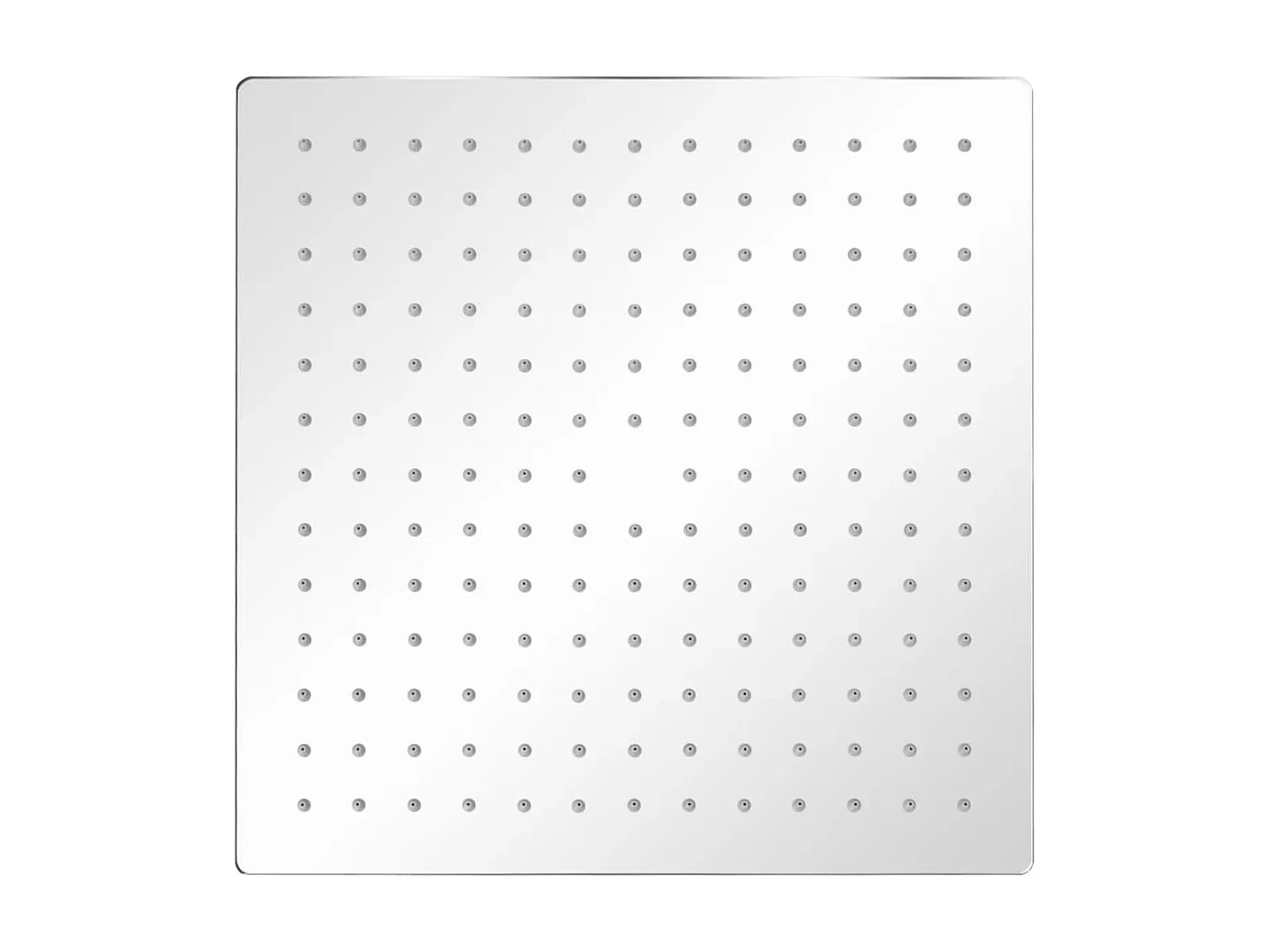 Cabezal de ducha cuadrado efecto lluvia acero inoxidable 30x30 ES894850