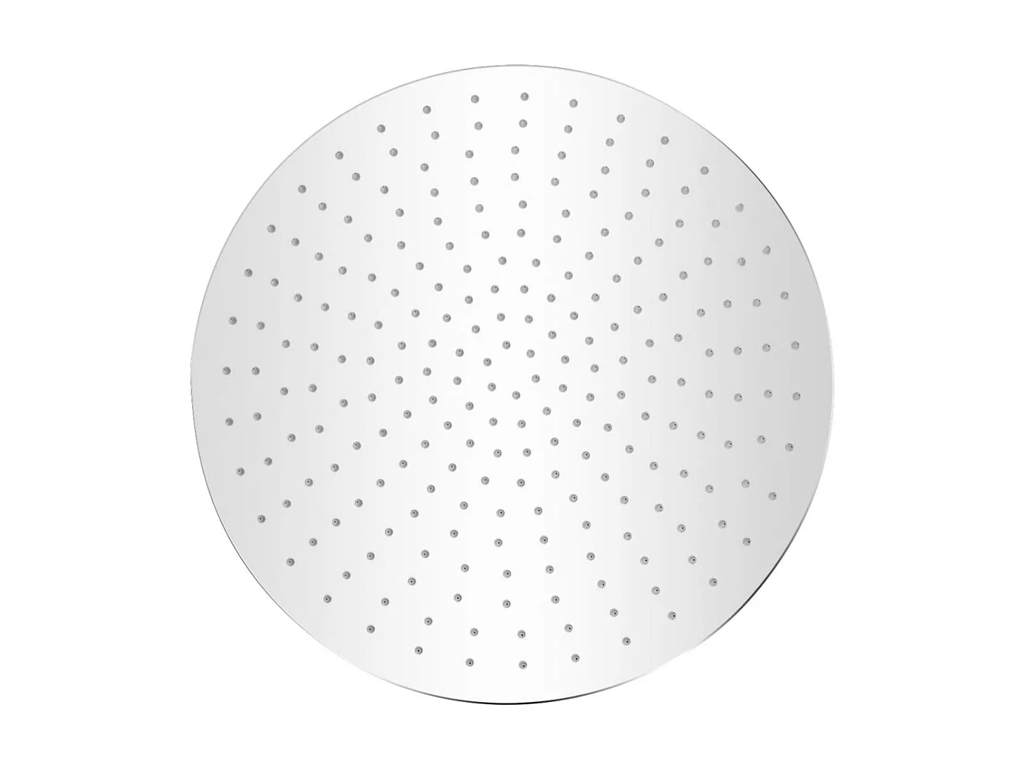 Tête de douche plongeante ronde en acier inoxydable 40 cm WVGQ5835