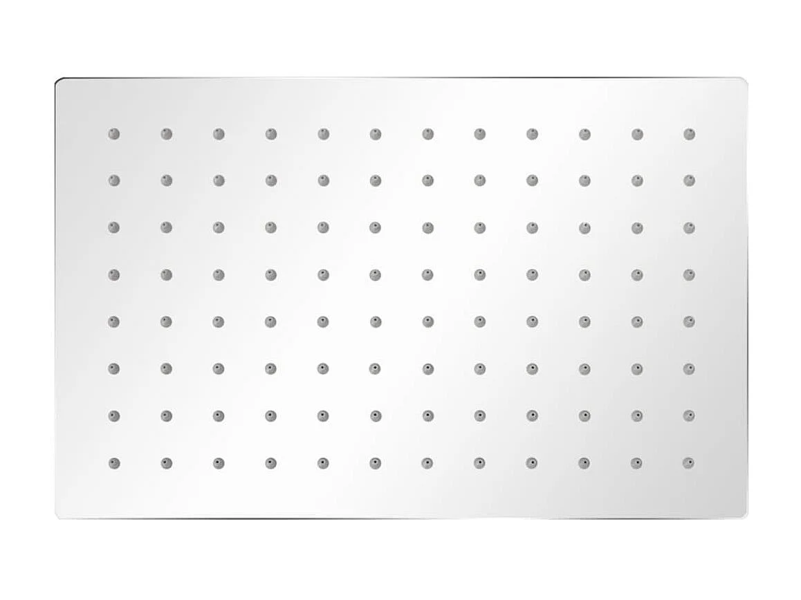 Tête de douche plongeante rectangulaire en acier inoxydable 20x30 cm WVGQ6299