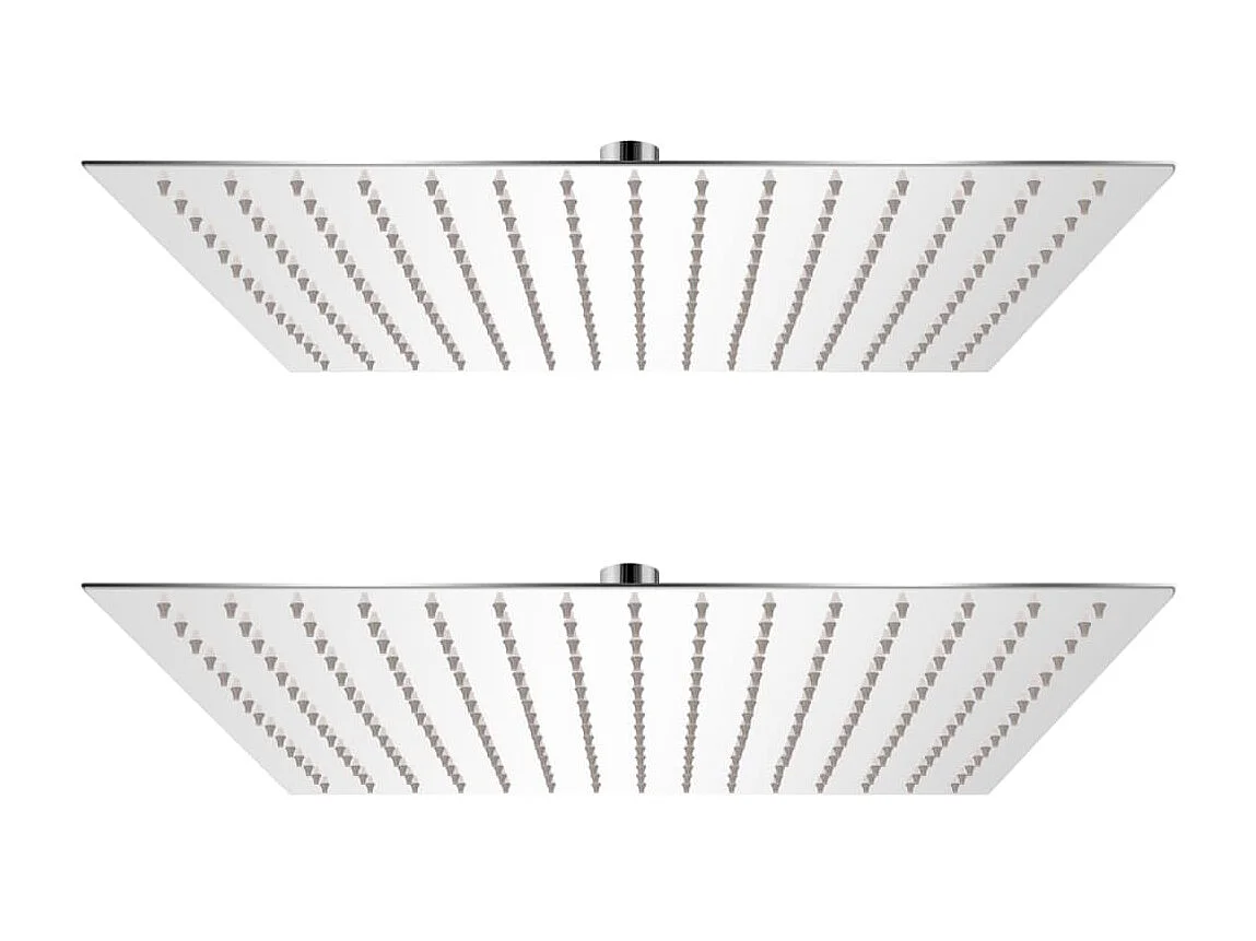 Cabeça de chuveiro 2 pcs aço inoxidável 40x40 cm PT887591