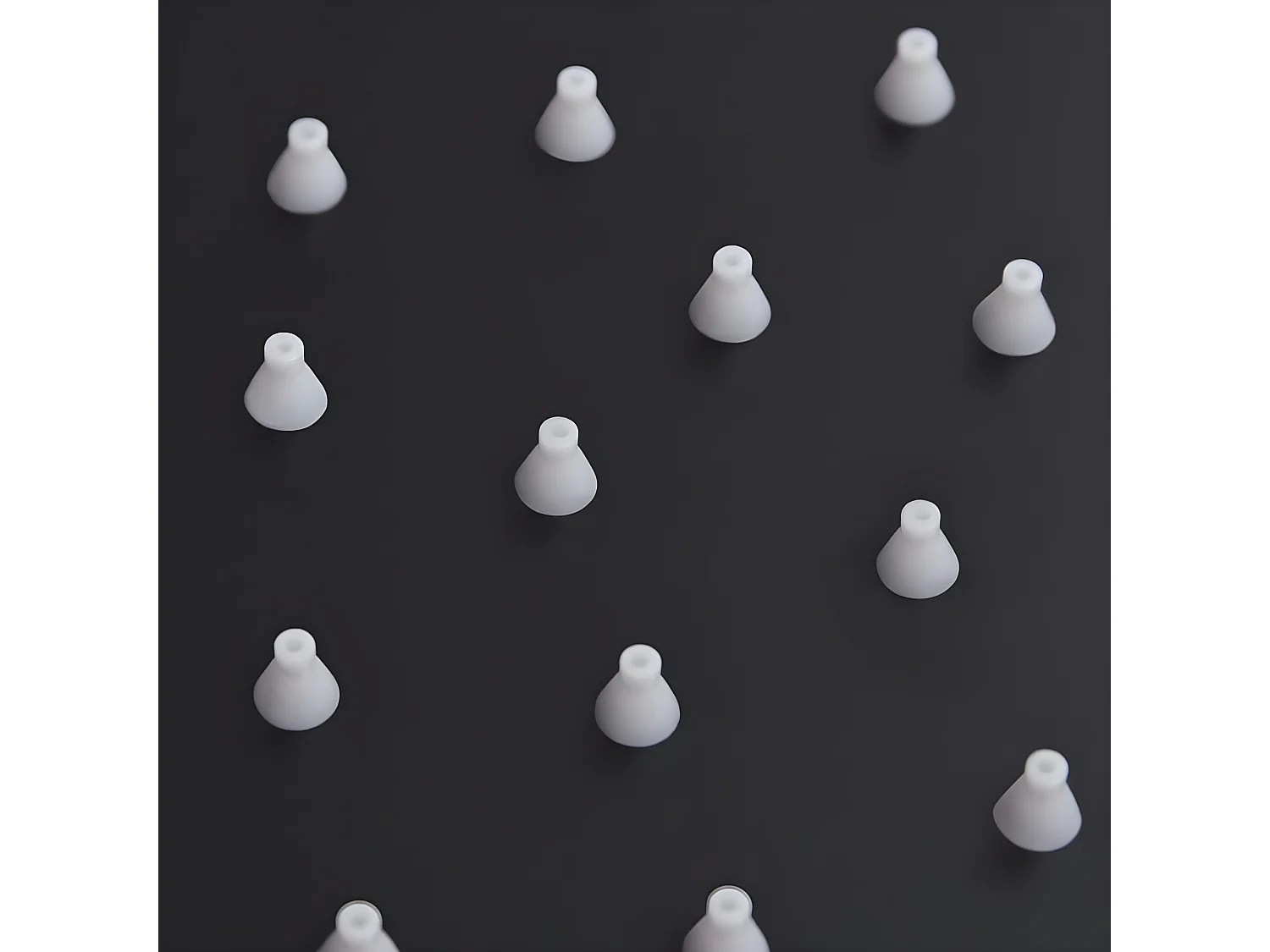 Pomme de douche pluie Acier inoxydable 20 cm Ronde Noir WVGQ4773