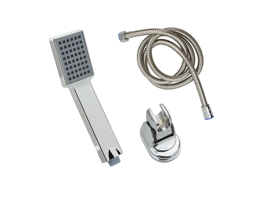 Pomme de douche à main avec tuyau de 1,5 m Chrome WVGQ6509