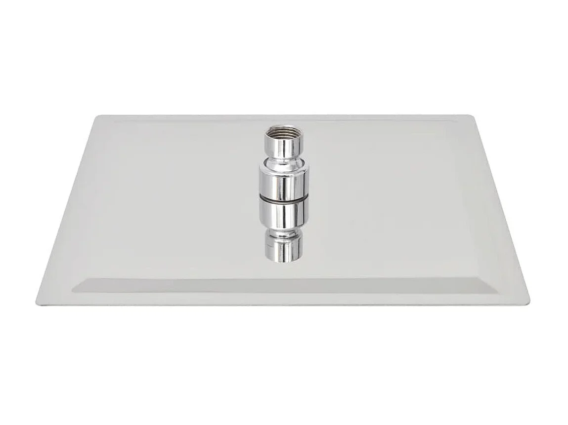 Tête de douche plongeante carrée en acier inoxydable 25x25 cm WVGQ7305