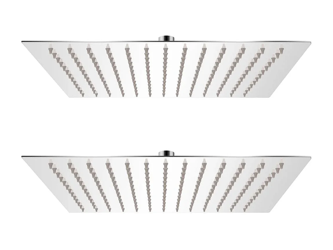 Cabeça de chuveiro 2 pcs aço inoxidável 30x30 cm PT893649