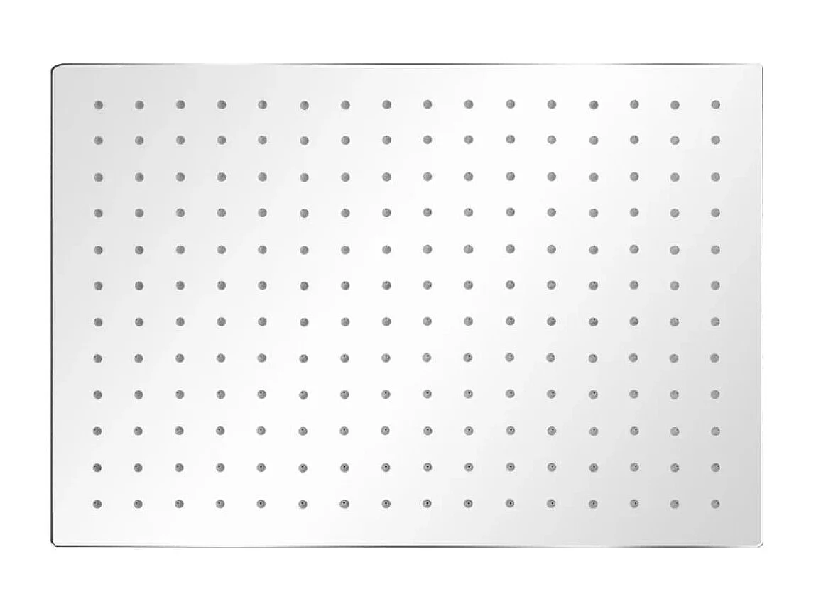 Tête de douche plongeante rectangulaire en acier inoxydable 30x40 cm WVGQ8978