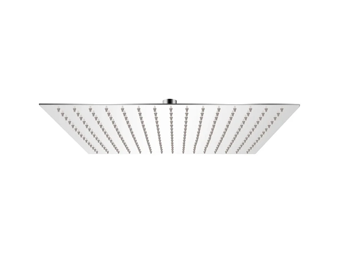 Tête de douche plongeante carrée en acier inoxydable 40x40 cm WVGQ7837