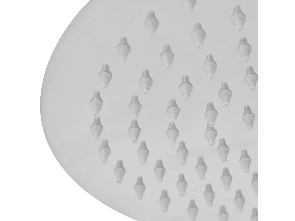 Tête de douche plongeante ronde en acier inoxydable 20 cm WVGQ8917