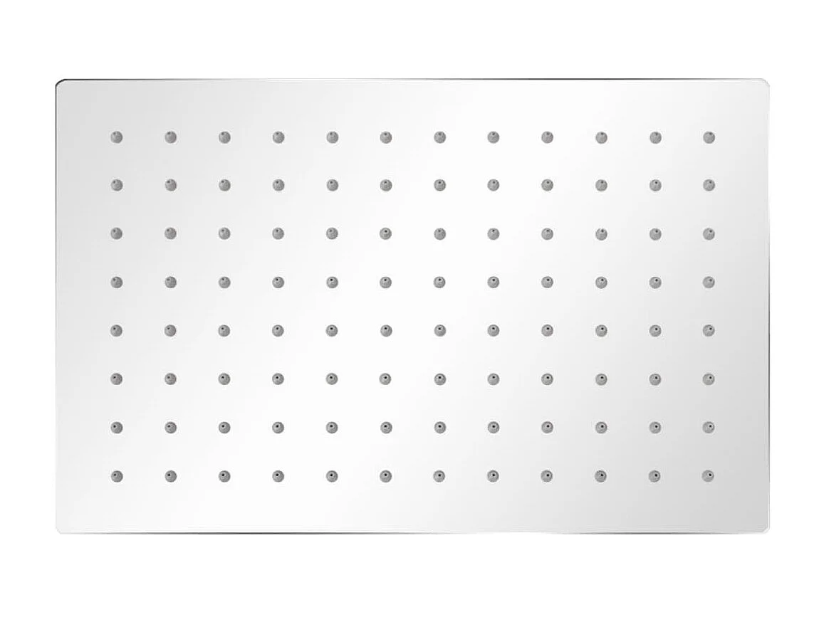 Pomme de douche plongeante 2 pcs Acier inoxydable 20x30 cm WVGQ9729