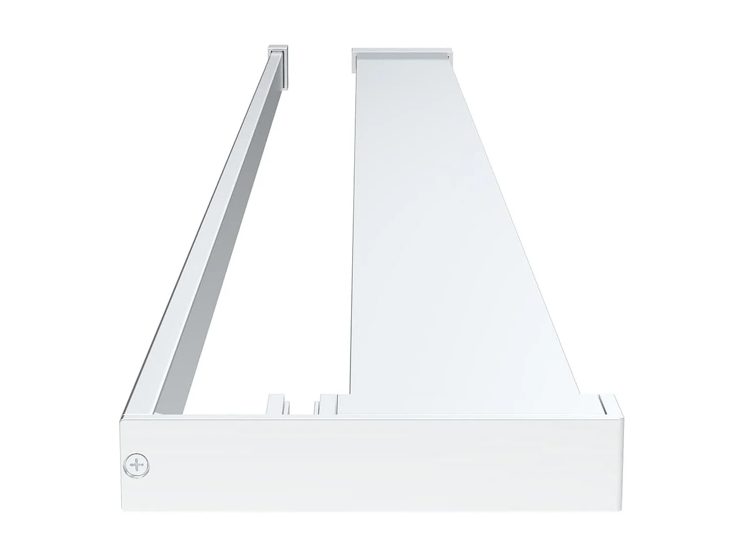 Prateleira duche p/ divisória chuveiro 80 cm alumínio cromado PT518546