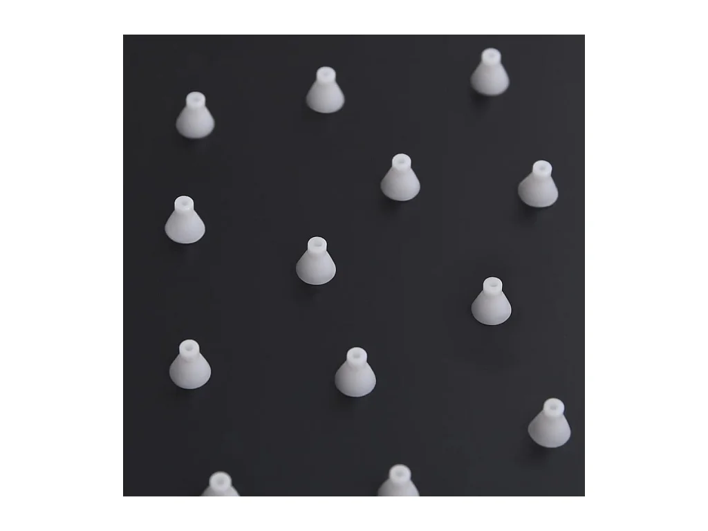 Cabeça de chuveiro quadrada 40x40 cm aço inoxidável preto PT558573