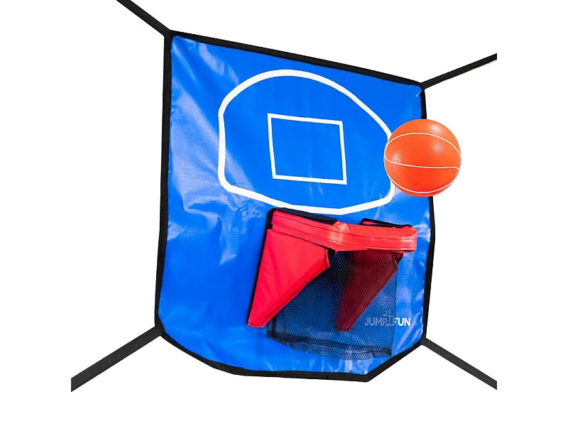 Panier de basket avec ballon et pompe inclus pour trampoline de jardin Universel - 60 x 60cm