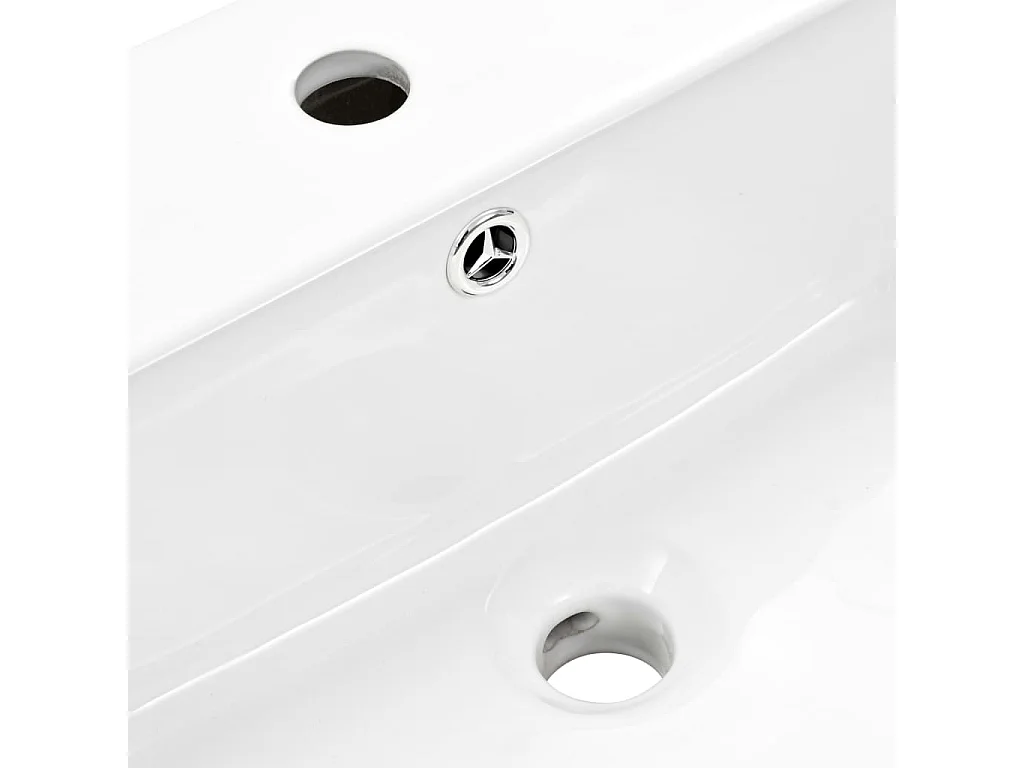 Lavabo de pared de cerámica blanco 500x450x410 mm ES951712