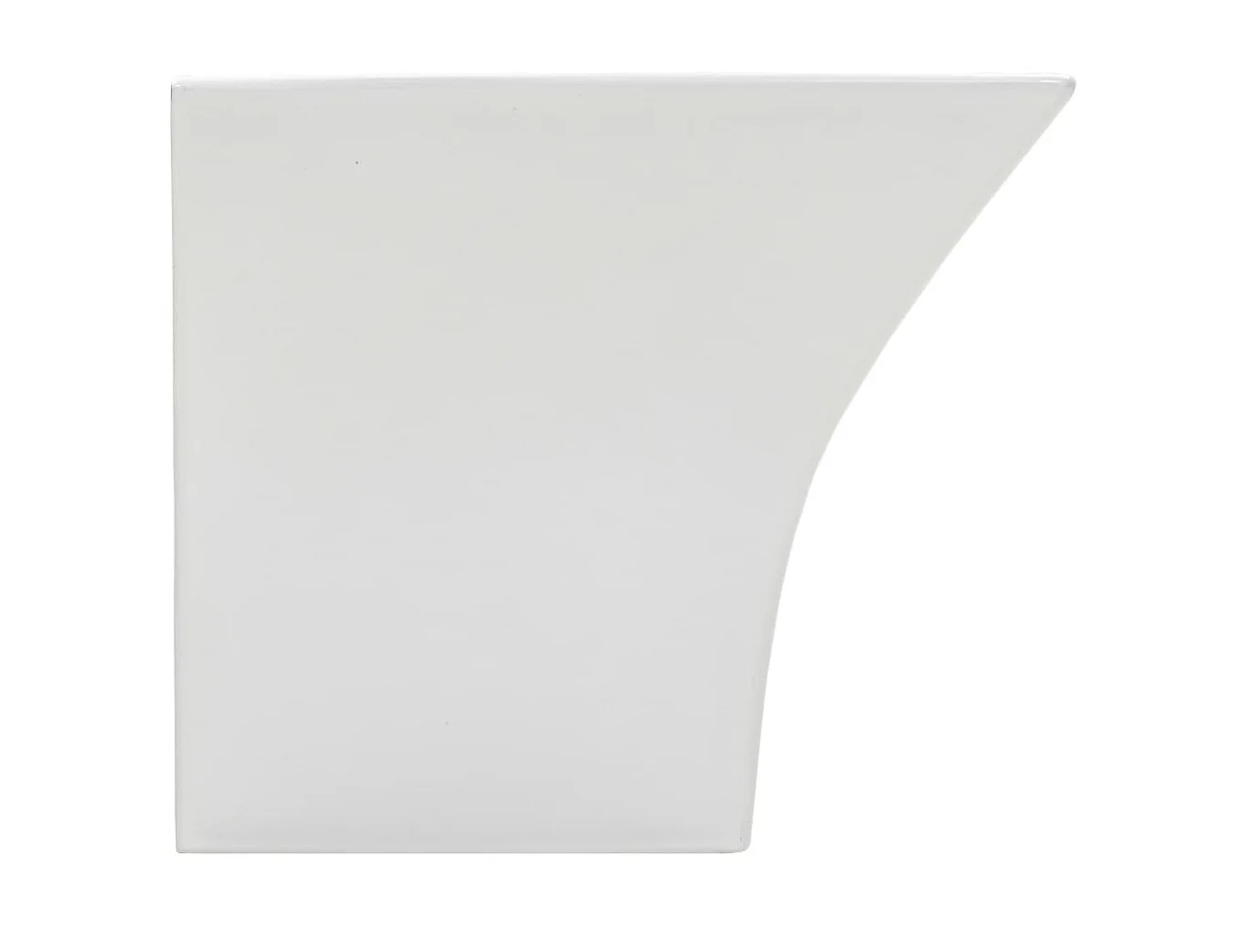 Lavabo de pared de cerámica blanco 500x450x410 mm ES951712