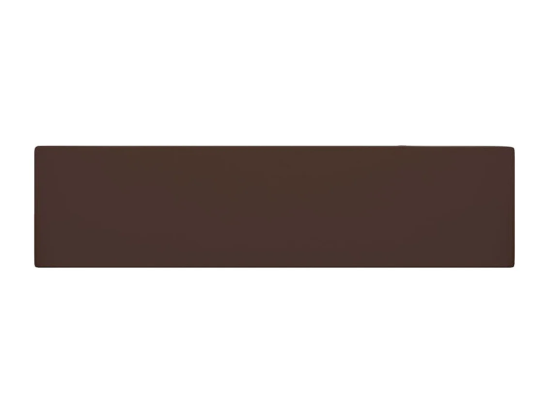 Lavabo con rebosadero cerámica marrón oscuro ES66545