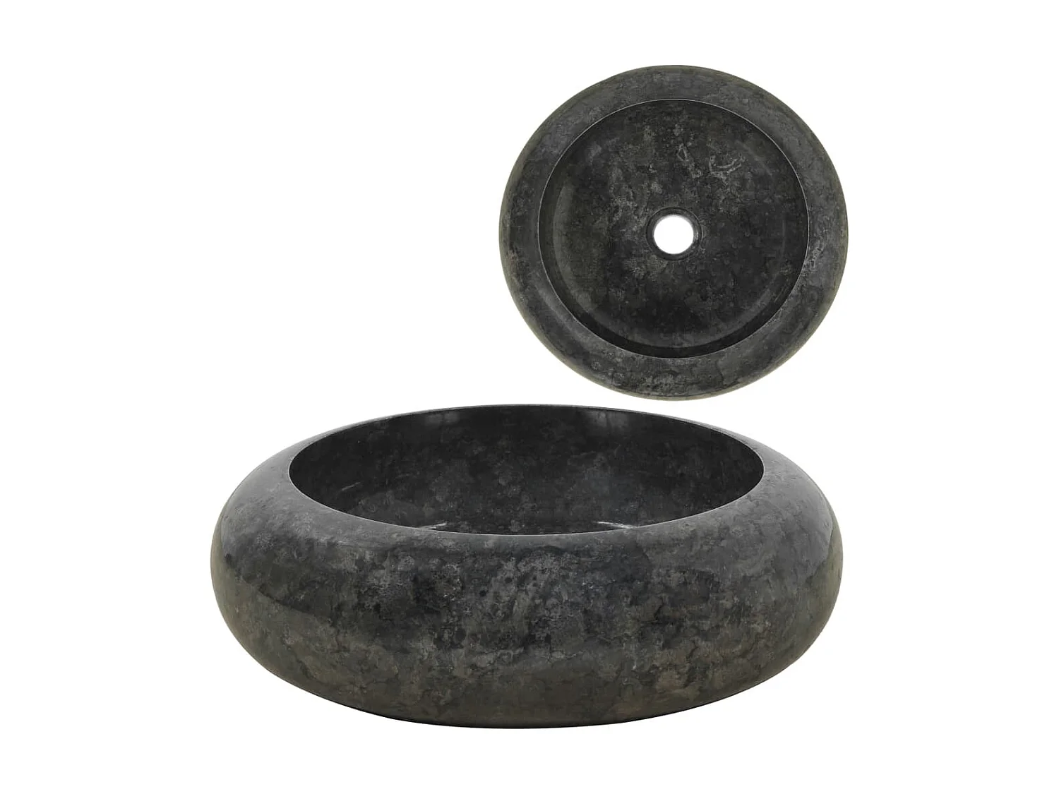 Vasque 40 x 12 cm Marbre Noir WVGQ6853