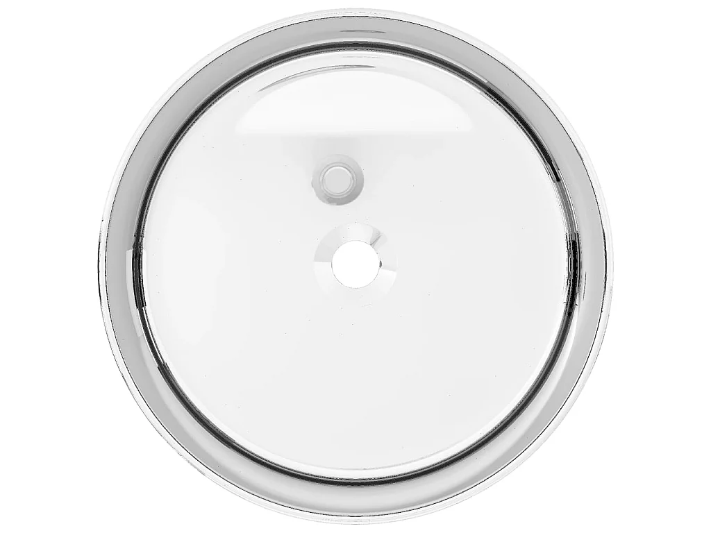 Vasque 40 x 15 cm Céramique Argenté WVGQ2863