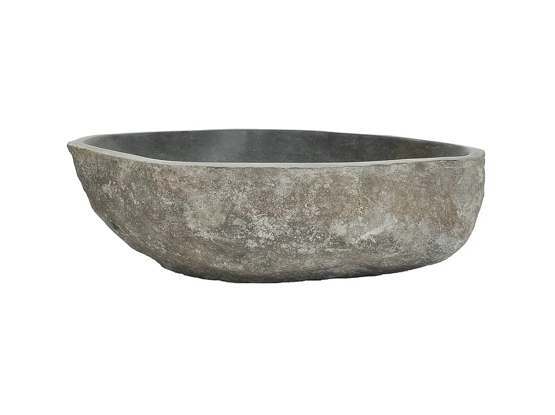 Lavabo de piedra de río ovalada 45-53 cm ES66309