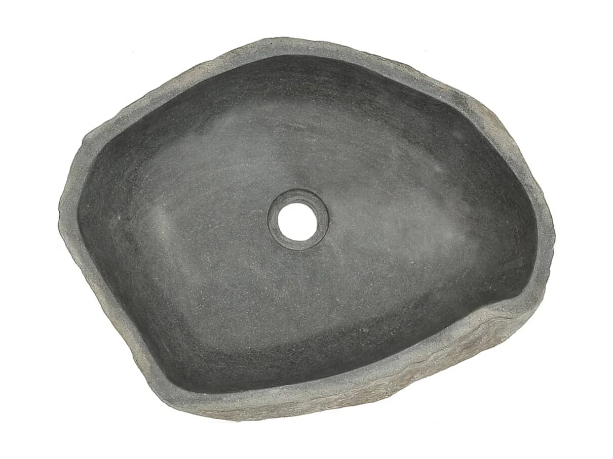 Lavatório de pedra do rio oval (45-53)x(34-41) cm PT522027