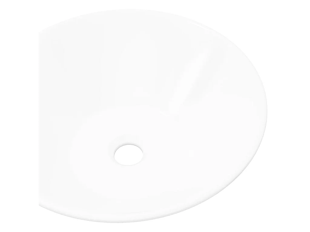 Vasque de salle de bain en porcelaine Blanc WVGQ4797