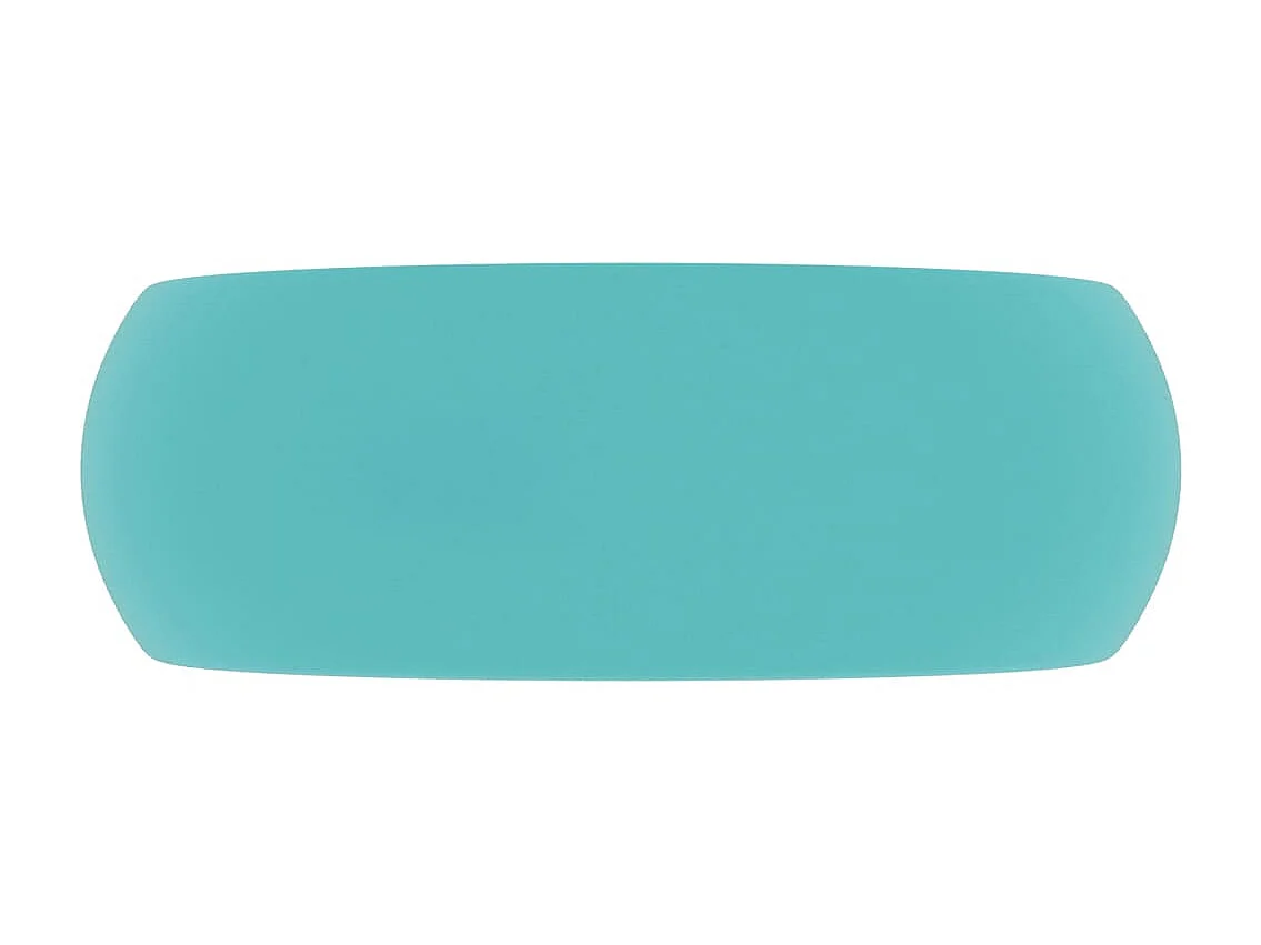 Lavabo de lujo redondo cerámica verde claro mate 40x15 cm ES66623