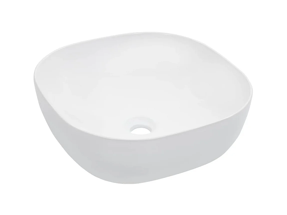 Vasque 42,5x42,5x14,5 cm Céramique Blanc WVGQ4186