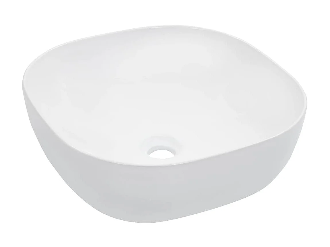 Vasque 42,5x42,5x14,5 cm Céramique Blanc WVGQ4186