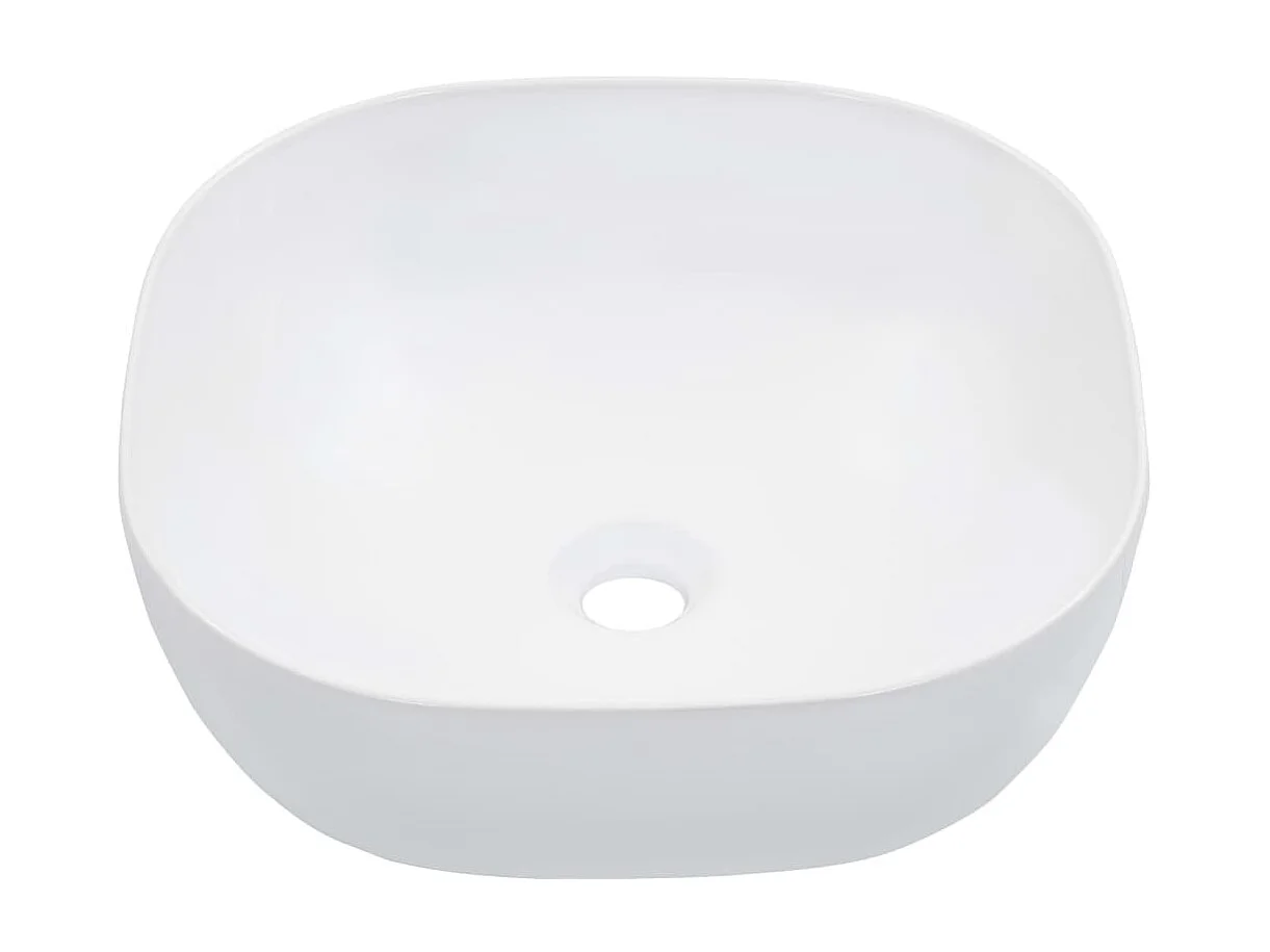 Vasque 42,5x42,5x14,5 cm Céramique Blanc WVGQ4186