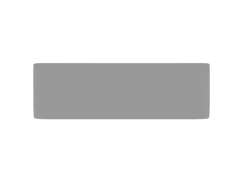 Vasque de luxe Gris clair mat 41x30x12 cm Céramique WVGQ6203