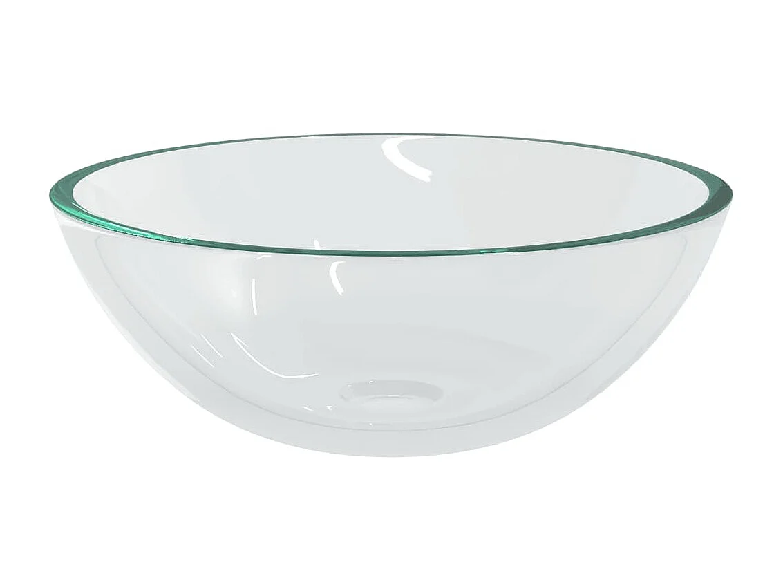 Lavabo de vidrio transparente 50x37x14 cm ES66580