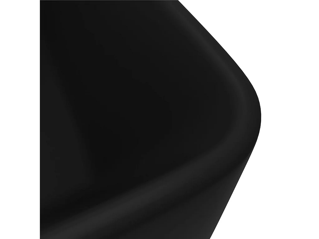 Vasque de luxe Noir mat 41x30x12 cm Céramique WVGQ3468