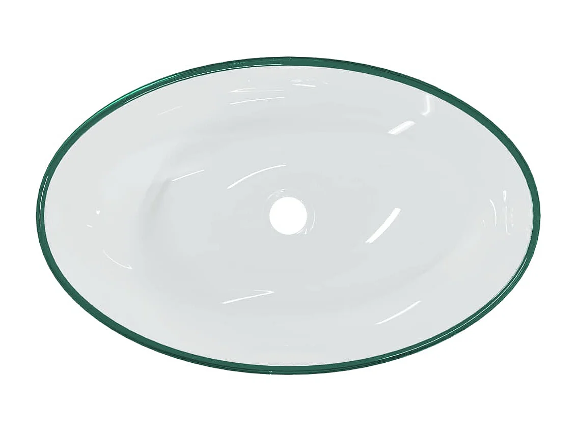 Lavabo de vidrio templado transparente 54,5x35x15,5 cm ES66406