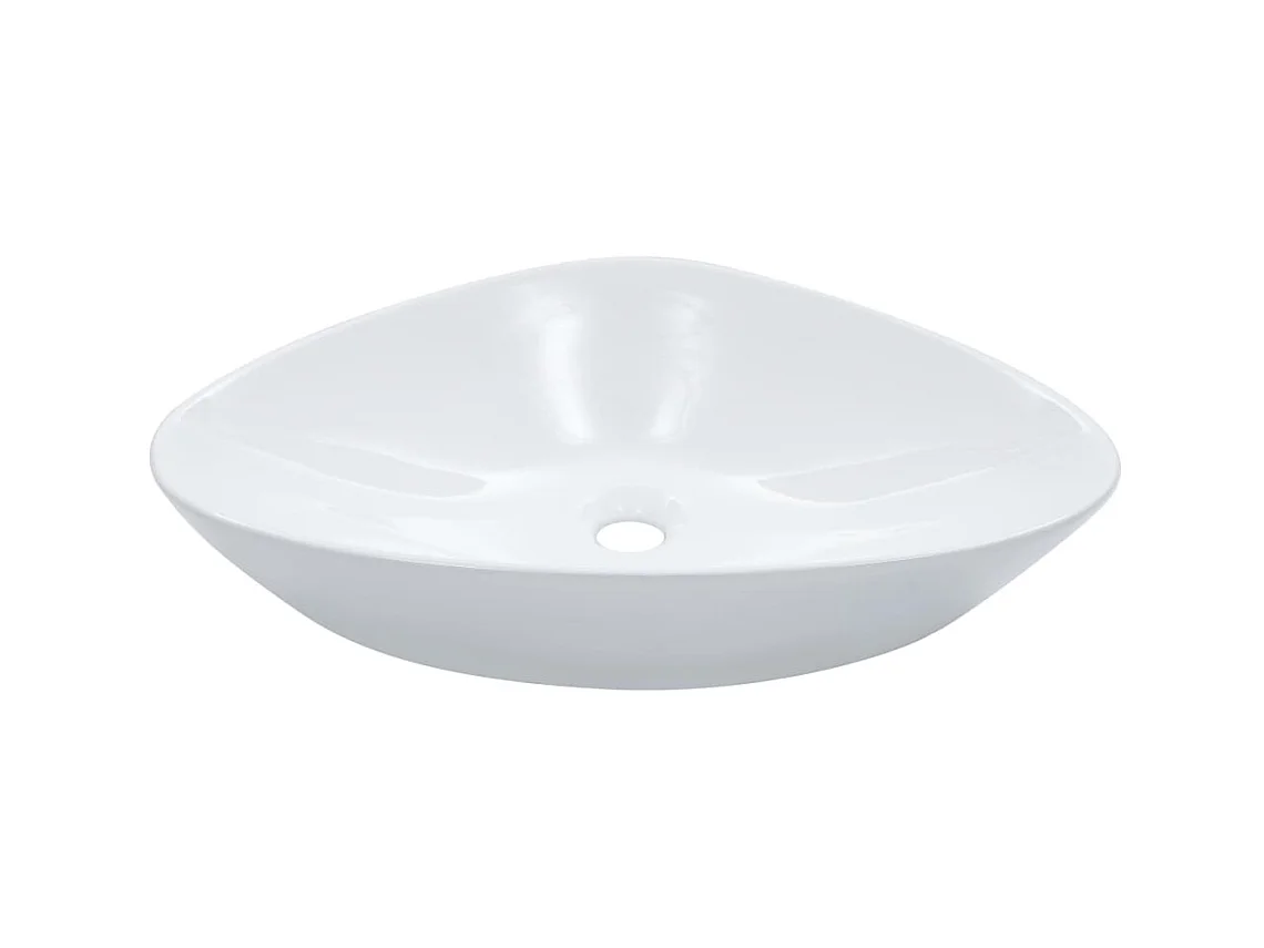 Vasque 58,5 x 39 x 14 cm Céramique Blanc WVGQ8639