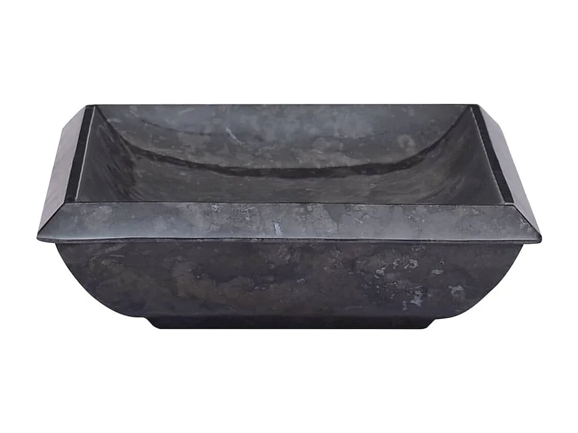 Lavabo mármol negro 50x35x10 cm ES66345